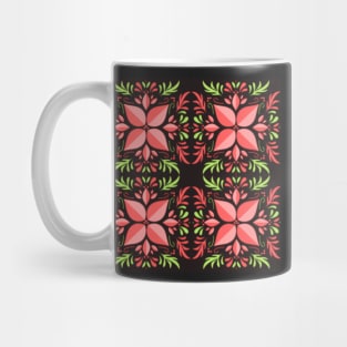 Christmas Poinsettia Mug